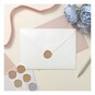 Metallic With Love Envelope Seal Stickers 6 Pack  image number 2
