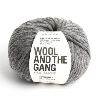 Wool and the Gang Tweed Grey Crazy Sexy Wool 200g