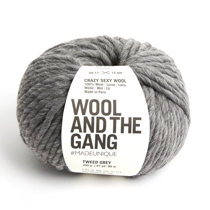 Wool and the Gang Tweed Grey Crazy Sexy Wool 200g image number 1