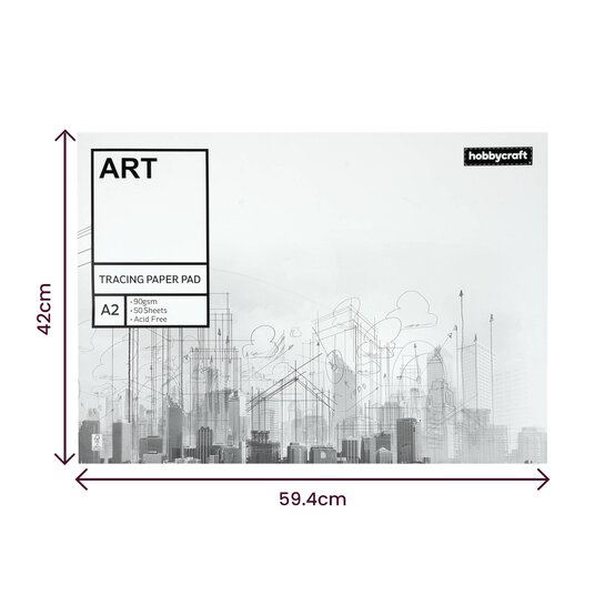 Tracing Paper Pad A2 50 Sheets image number 5