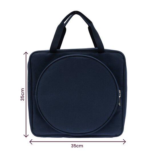 Navy Hoop Project Bag image number 7