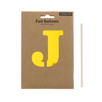 Extra Large Gold Foil Letter J Balloon