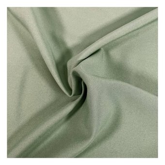 Sage Polyester Bi-Stretch Fabric by the Metre