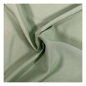 Sage Polyester Bi-Stretch Fabric by the Metre