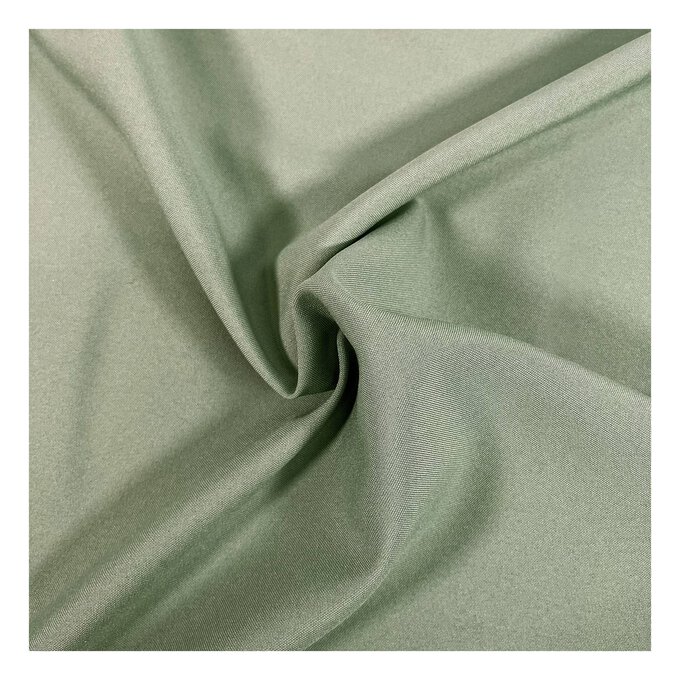Sage Polyester Bi-Stretch Fabric by the Metre image number 1