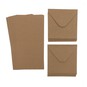 Kraft Cards and Envelopes 4 x 4 Inches 50 Pack image number 4