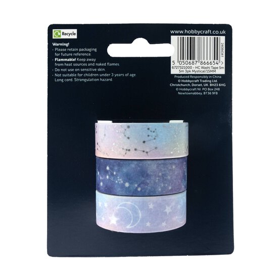 Mystical Washi Tape 5m 3 Pack image number 6