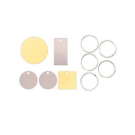 We R Makers Jewellery Press Aluminium Keychains 6 Pack image number 2