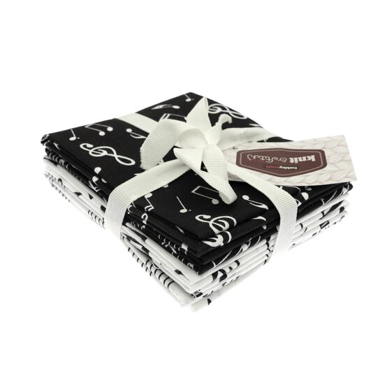 Music Prints Cotton Fat Quarters 5 Pack image number 8