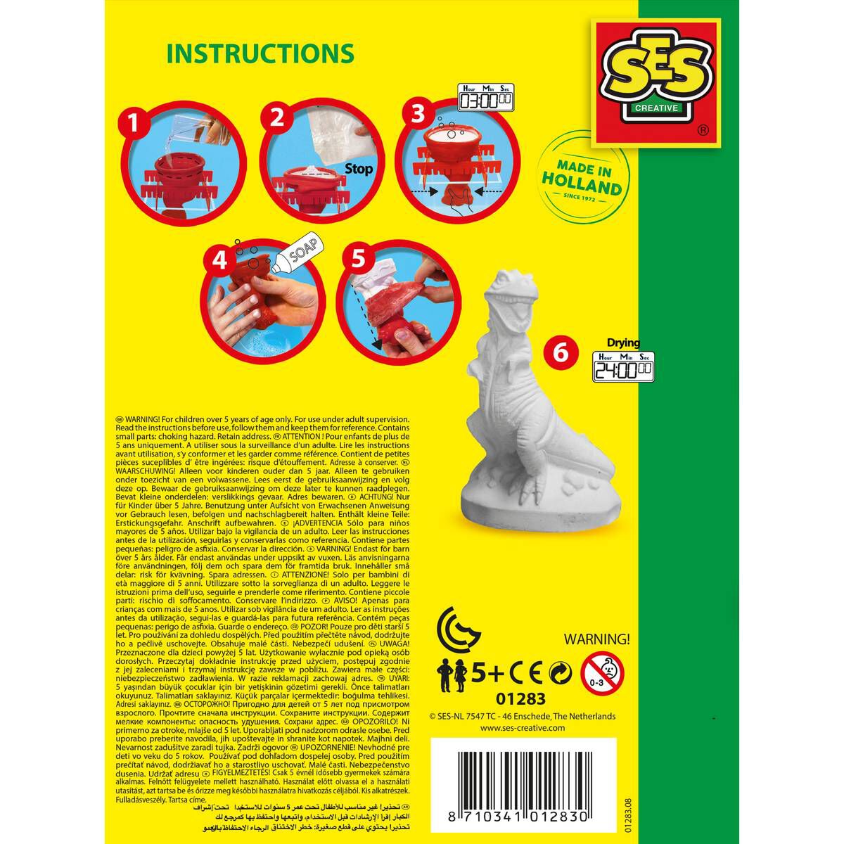 SES Creative TRex Cast and Paint Set Hobbycraft