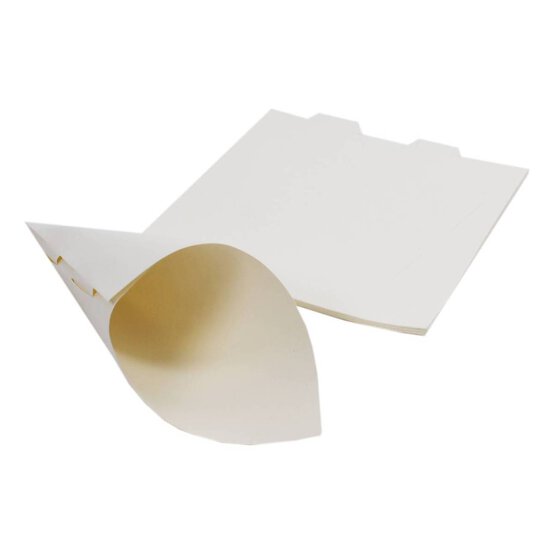 Cream Confetti Cones 10 Pack image number 1