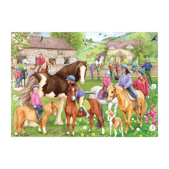 Falcon Riding School Jigsaw Puzzle 1000 Pieces image number 2