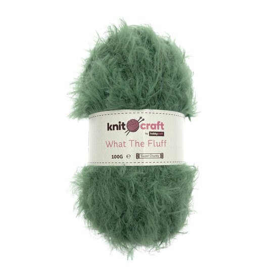 Knitcraft Green What the Fluff 100g image number 1