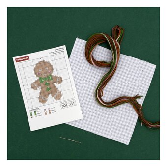 Gingerbread Mini Cross Stitch Kit 