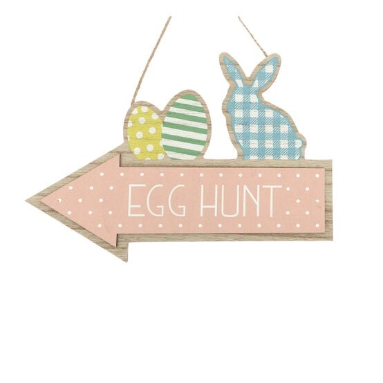 Egg Hunt Sign 26.5cm image number 4