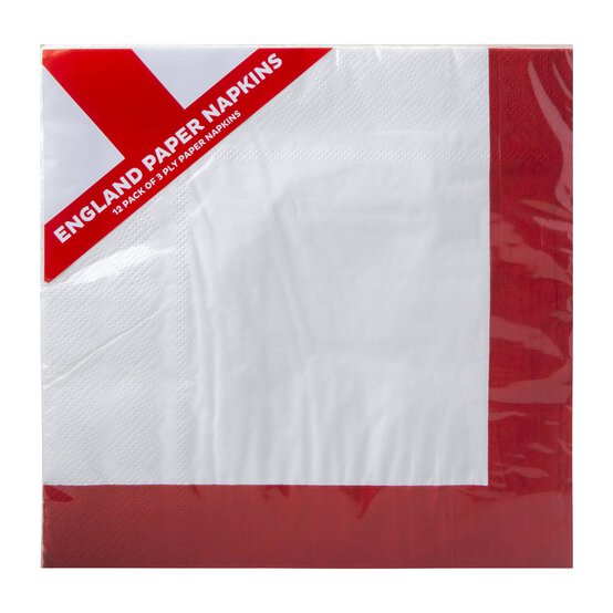 England Paper Napkins 12 Pack image number 1
