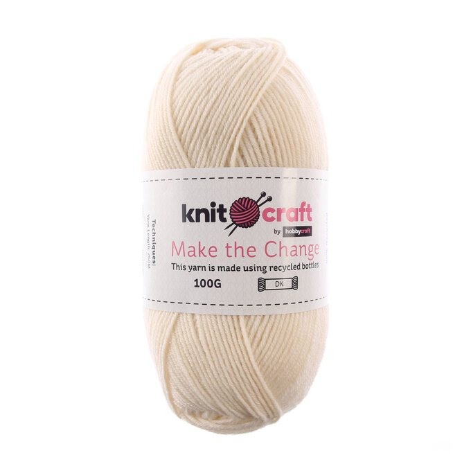 Knitcraft Cream Make the Change DK Yarn 100g