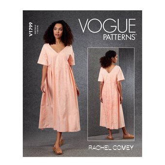 Vogue Women's Dresses Sewing Pattern V1799 (Y XS-M)
