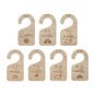 Ginger Ray Wooden Baby Hangers 7 Pack image number 1