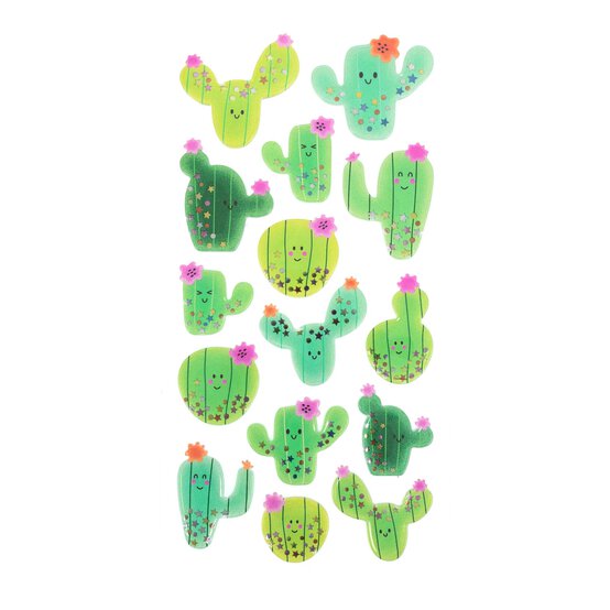 Cactus Gel Stickers image number 1