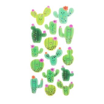 Cactus Gel Stickers