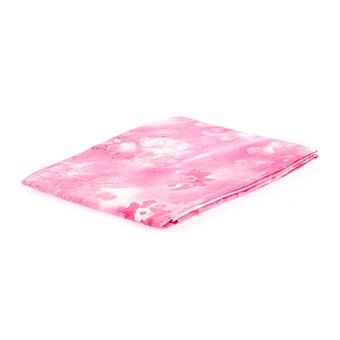 Pink Floral Single Cotton Fat Quarter