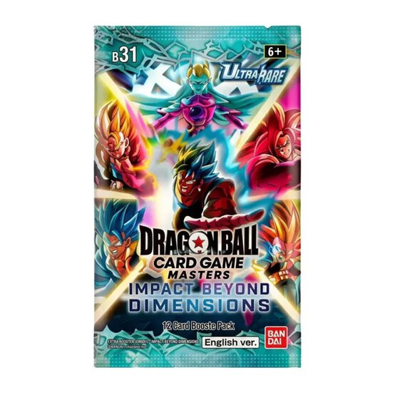 Dragon Ball Super CG Impact Beyond Dimensions Booster Pack (B31) image number 1