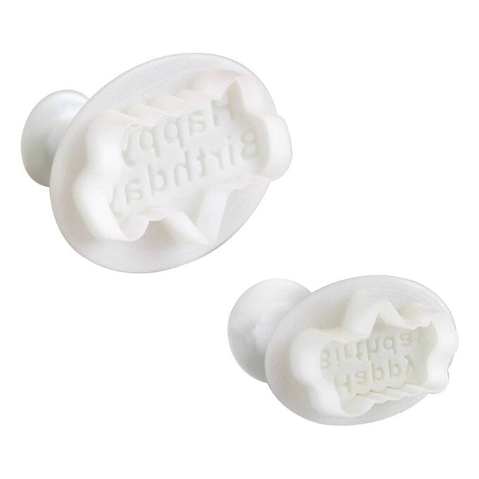 PME Happy Birthday Plunger Cutters 2 Pack image number 1