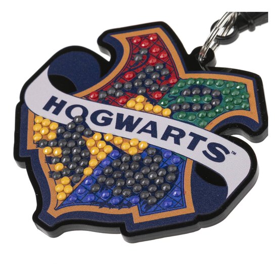 Crystal Art Harry Potter Hogwarts Badge Bag Charm Kit image number 3