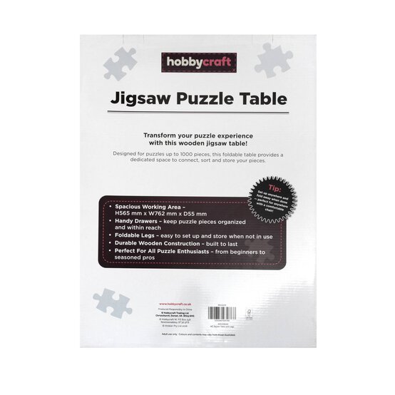 Jigsaw Puzzle Table with Legs image number 3