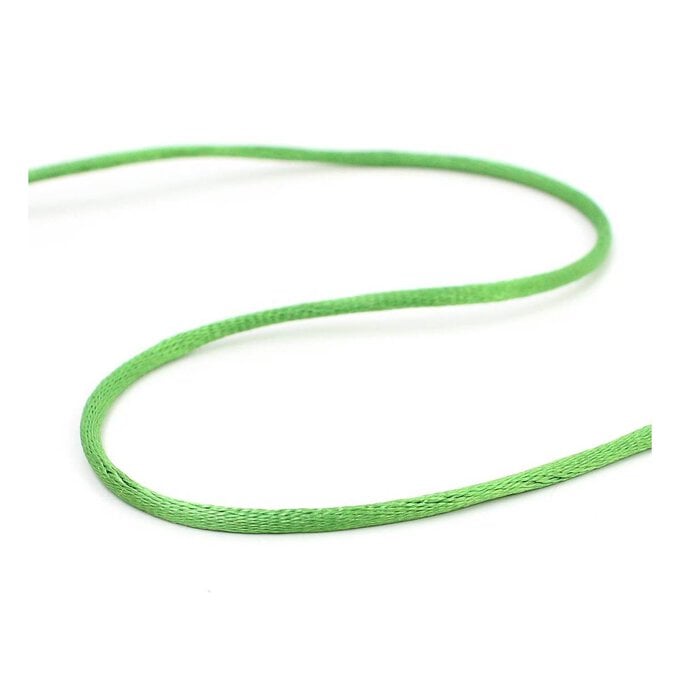 Lime Ribbon Knot Cord 2mm x 10m image number 1