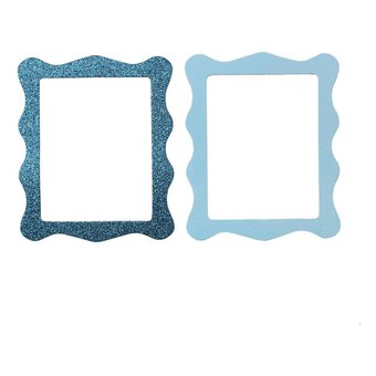 Blue Adhesive Frames 6 Pack
