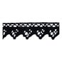 Black 30mm Cotton Lace Trim by the Metre image number 2
