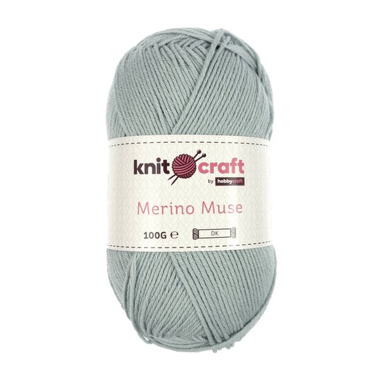 Knitcraft Pale Blue Merino Muse DK 100g image number 1