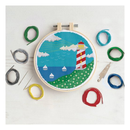 Lighthouse Cross Stitch Kit 20cm image number 2