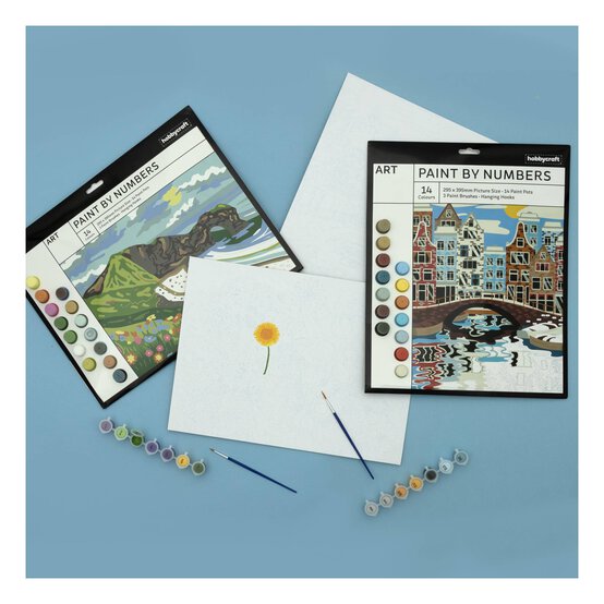 Canal Bridge Paint by Numbers image number 6