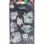 Blue Flower Chipboard Stickers 8 Pack image number 3