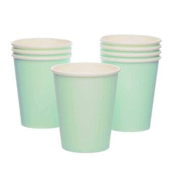 Seafoam Paper Cups 8 Pack