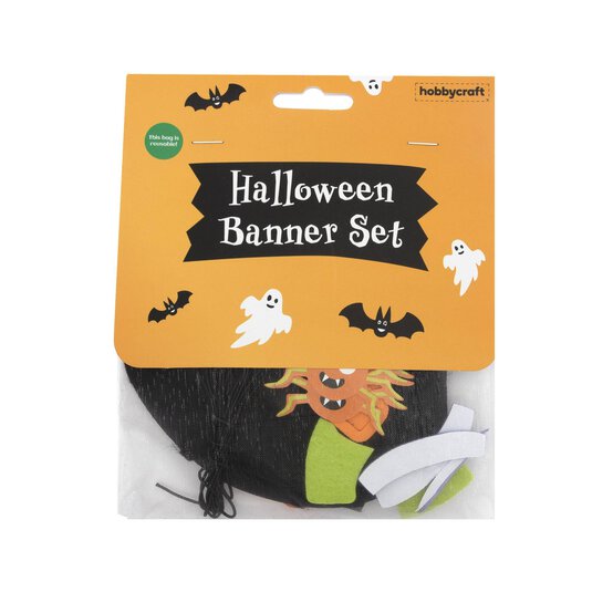 Felt Halloween Icon Banner Kit  image number 3
