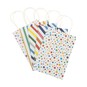 Multicolour Party Paper Gift Bags 5 Pack image number 3