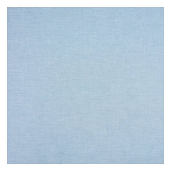 Blue Chambray Cotton Fabric by the Metre image number 2
