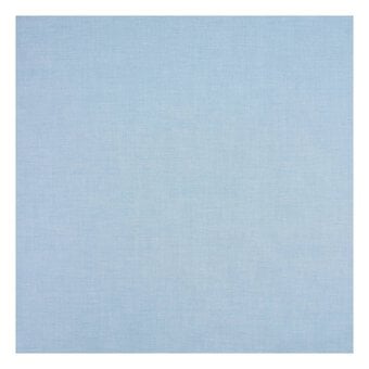 Blue Chambray Cotton Fabric by the Metre