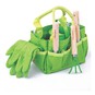 Bigjigs Small Tote Bag with Children's Garden Tools image number 1