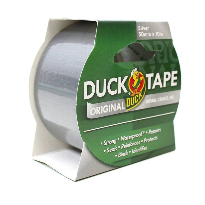 Silver Duck Tape 5 cm x 10 m image number 1