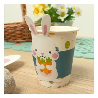 Easter Bunny Paper Cups 8 Pack 