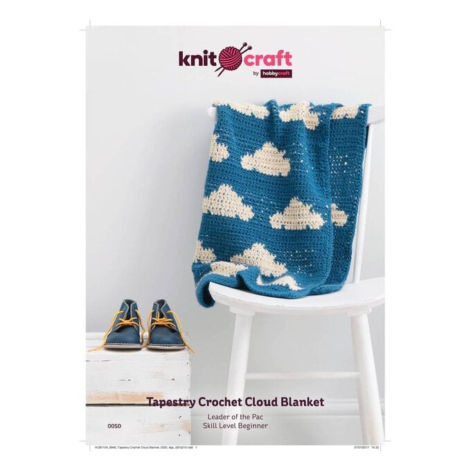 Knitcraft Tapestry Crochet Cloud Blanket Digital Pattern 0050