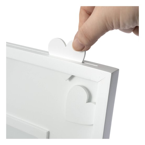 Create & Celebrate Guestbook Frame with Hearts image number 3