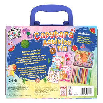 Colour & Carry Capybara Activity Tin 
