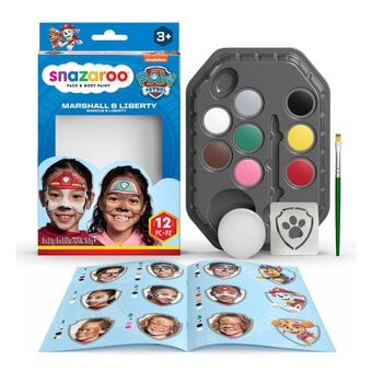 Snazaroo Paw Patrol Marshall and Liberty Face Painting Kit image number 2