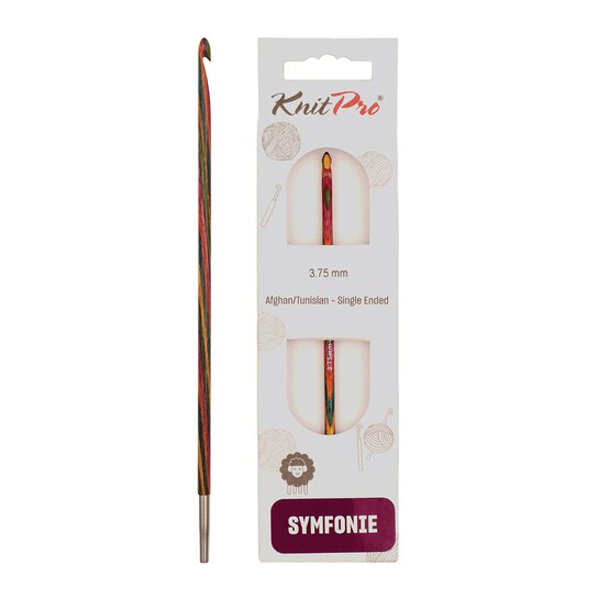 KnitPro Symfonie Crochet Hook 3.75mm x 15cm image number 1